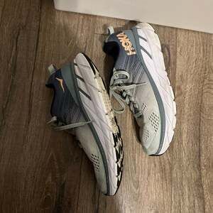 Hoka One One Clifton 7 Shoes Womens Blue Green Navy Pink 1102873 LSF